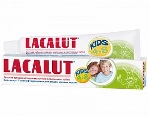 Lacalut [Лакалют] Зубная паста Kids от 4 до 8 лет 50 мл