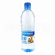 Малышка Вода минеральная для детей 0,5 л голубая