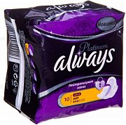 Always Прокладки Ultra Platinum Лайт 10 шт.