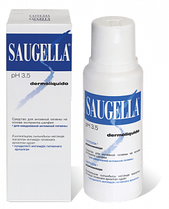 Saugella Дермоликвидо Мыло жидкое для интимной гигиены с дезодорирующий свойством 250 мл