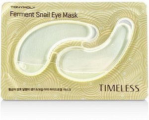 Tony Moly Гидрогелевые патчи с муцином улитки для кожи глаз Timeless Ferment Snail 2 шт.