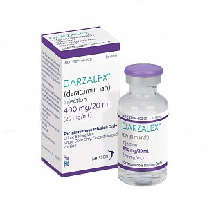 Дарзалекс концентрат для приготовления раствора для инфузий 20 мг/мл флакон 20 мл 1 шт.