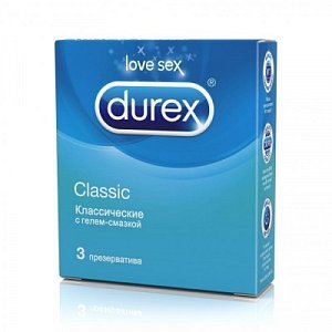 Durex Презервативы Classic классические 3 шт.