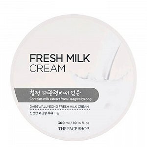 The Face Shop Крем молочный для лица и тела Daegwallyeong Fresh Milk Cream 300 мл