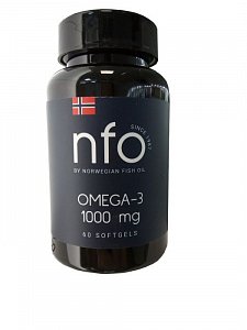 Norwegian Fish Oil Омега-3 капсулы 1000 мг 1450 мг 60 шт. (БАД)