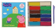 Peppa Pig Пластилин Свинка Пеппа 29604 12 цветов