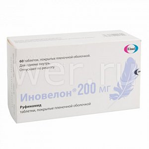 Иновелон таблетки покрытые пленочной оболочкой 200 мг 60 шт.
