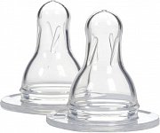 Dr Brown`s Соски силиконовые стандарт Y-образные для жидких каш 2 шт.