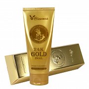 Elizavecca Пенка для умывания омолаживающая с Муцином Улитки и Золотом 180 мл Elizavecca Пенка для умывания омолаживающая с Муцином Улитки и Золотом 180 мл