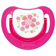 Pigeon пустышка(силикон) цветок красный 8+