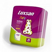 Luxsan Baby Пеленки с рисунком 60х60 см 10 шт.