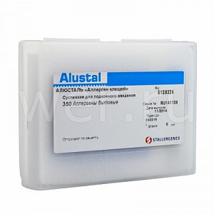 Алюсталь Аллерген клещей суспензия для подкожного введения №1 поддерживающий курс
