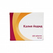 Калия йодид таблетки 200 мкг 100 шт. Озон