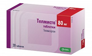 Телмиста таблетки 80 мг 28 шт.