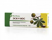 Эскулюс мазь для наружного применения гомеопатическая 30 г