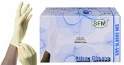 Перчатки SFM латексные стерильные опудренные смотровые р.8,5 100 шт. (50 пар)