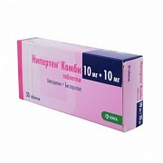 Нипертен комби 10 мг + 10 мг таб. № 30