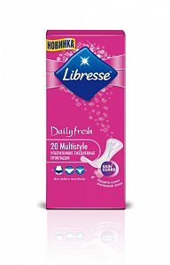 Libresse Dailyfresh Multistyle прокладки ежедневные 20 шт.