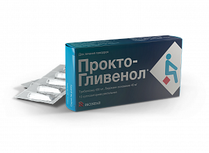 Прокто-Гливенол суппозитории ректальные 400 мг 10 шт.
