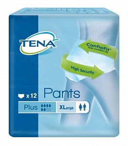 Tena Pants Подгузники-трусики для взрослых Plus XL 12 шт. (120-160см)