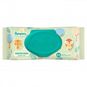 Pampers Салфетки влажные Natural clean 64 шт. сменный блок
