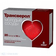 Трансверол Молодые Сосуды капсулы 20 шт Трансверол Молодые Сосуды капсулы 20 шт