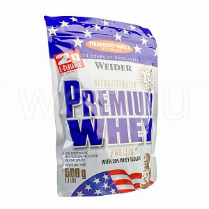 Weider Premium Whey Protein клубника пакет 500кг