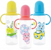 Курносики Бутылочка 11113 с силиконовой соской с ручками 6+ 250 мл
