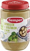 Semper Пюре Брокколи с кроликом и рисом с 9 мес. 190 г Semper Пюре Брокколи с кроликом и рисом с 9 мес. 190 г