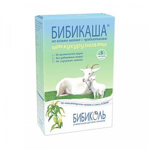 БибиКаша Каша кукурузная на козьем молоке с 5 мес. 200 г