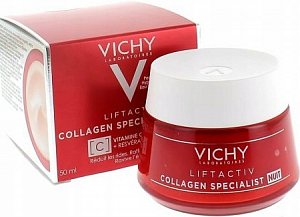 Vichy LiftActiv Collagen Specialist Крем-уход ночной 50 мл