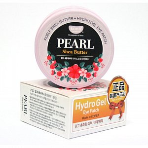 KOELF Патчи гидрогелевые для глаз с жемчугом и маслом ши Pearl & Shea Butter Hydro Gel Eye Patch 60 шт.