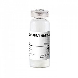 Тиопентал натрия лиофилизат для приготовления раствора для внутривенного введения 1 г флакон 50 шт. Синтез