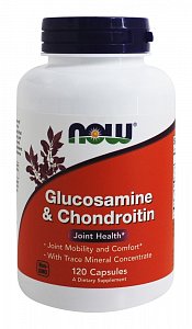 NOW Глюкозамин с хондроитином капсулы 1200 мг 120 шт. (БАД)