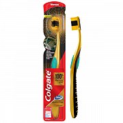 Colgate 360 Зубная щетка Золотая с древесным углем Мягкая