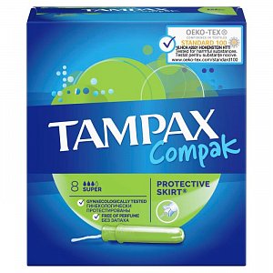 Tampax Тампоны Compak Super 8 шт.