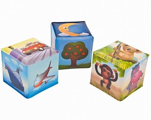 Canpol Babies Мягкий кубик-Погремушка 2/706