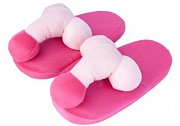 Orion Тапочки с украшением в форме пениса, розовые