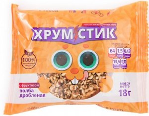 Хрумстик батончик на фруктозе 18г полба дробленная