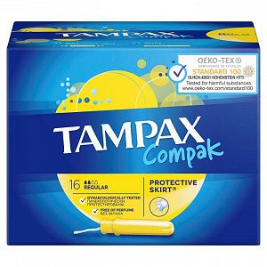 Tampax Тампоны Compak Regular с аппликатором 16 шт.