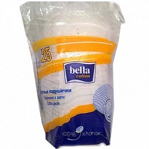 Ватные подушечки круглые Белла Коттон 25шт