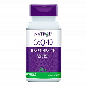 Natrol Коэнзим Q-10 капсулы гелевые 50 мг 60 шт. (БАД)