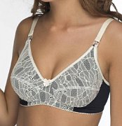 Фэст Бюстгальтер послеродовый 0233 р.85C, темно-синий кремовый