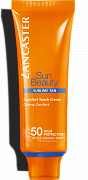 Lancaster Sun Beauty Крем-комфорт сияющий загар для лица и декольте SPF50 50 мл