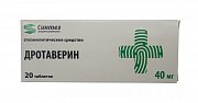 Дротаверин таблетки 40 мг 20 шт. Дротаверин таблетки 40 мг 20 шт.