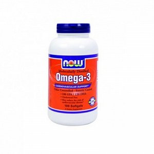 NOW Омега-3 капсулы 1000 мг 100 шт. (БАД)