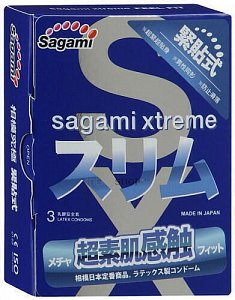 Sagami Xtreme Feel Fit супер облегающие 3 шт.
