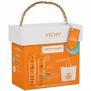 Vichy Capital Ideal Soleil Набор Защита от солнца для всей семьи 2 средства+подарок пляжная сумка Vichy Capital Ideal Soleil Набор Защита от солнца для всей семьи 2 средства+подарок пляжная сумка