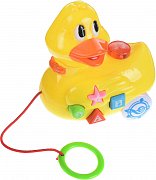 Умка Каталка-уточка с потешками со светом звуком В795360-R