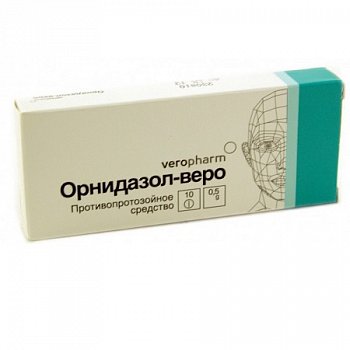 Орнидазол Веро Таблетки 500 Мг 10 Шт. - Состав, Инструкция По.